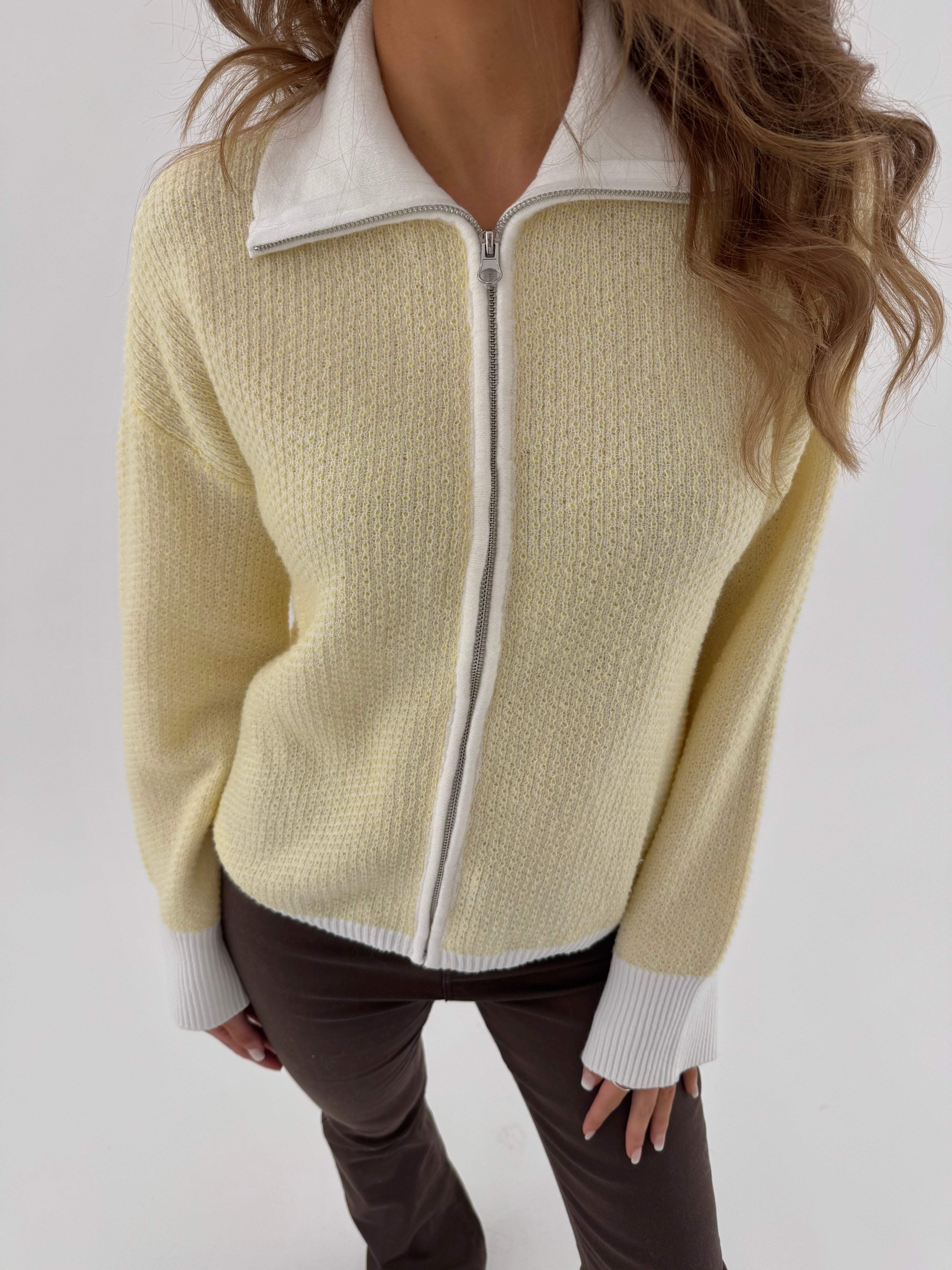 AWOLLIE CARDIGAN - Flan